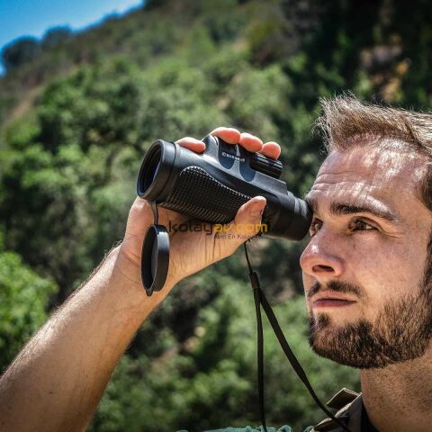 BARSKA LEVEL MONOCULAR 10x42 WP Tek Gözlü El Dürbünü