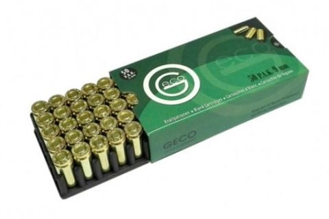 1000 Adet Geco 500 Bar Kurusıkı Mermisi, 9mm