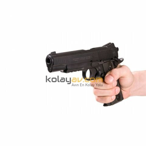 CYBERGUN Colt 1911 Rail Gun Siyah Airsoft Tabanca