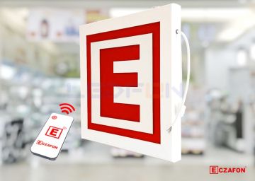 ECZAFON Eczane E Logo Led Tabela Yeni Nesil