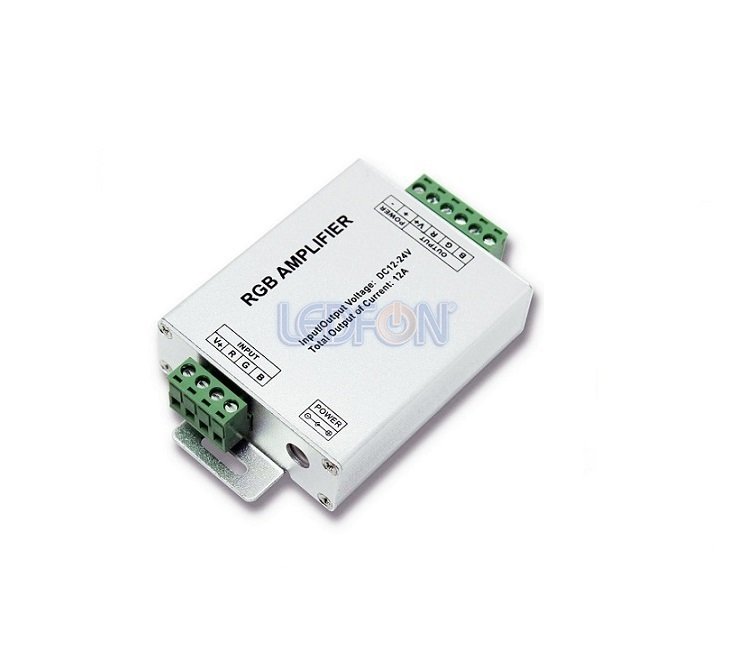 12V/24V RGB Güç Amplifier/Yükseltici 12A
