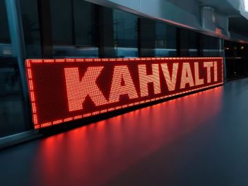 32x160 cm P10 Led Tabela