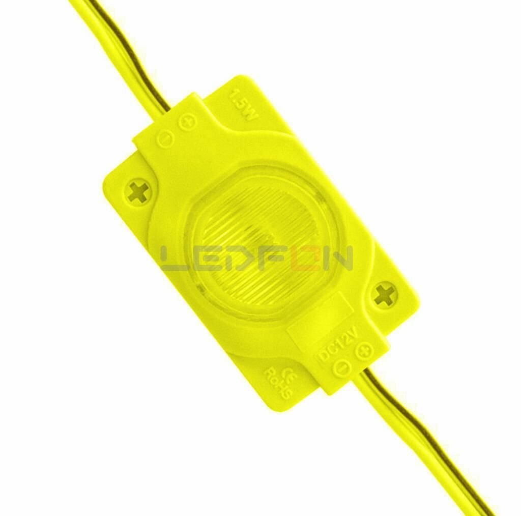 24V Power 1.5W Tekli Sarı Modül Led