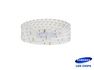 24V 14.4W Samsung 60 Led Silikonsuz 10000K Beyaz Şerit Led