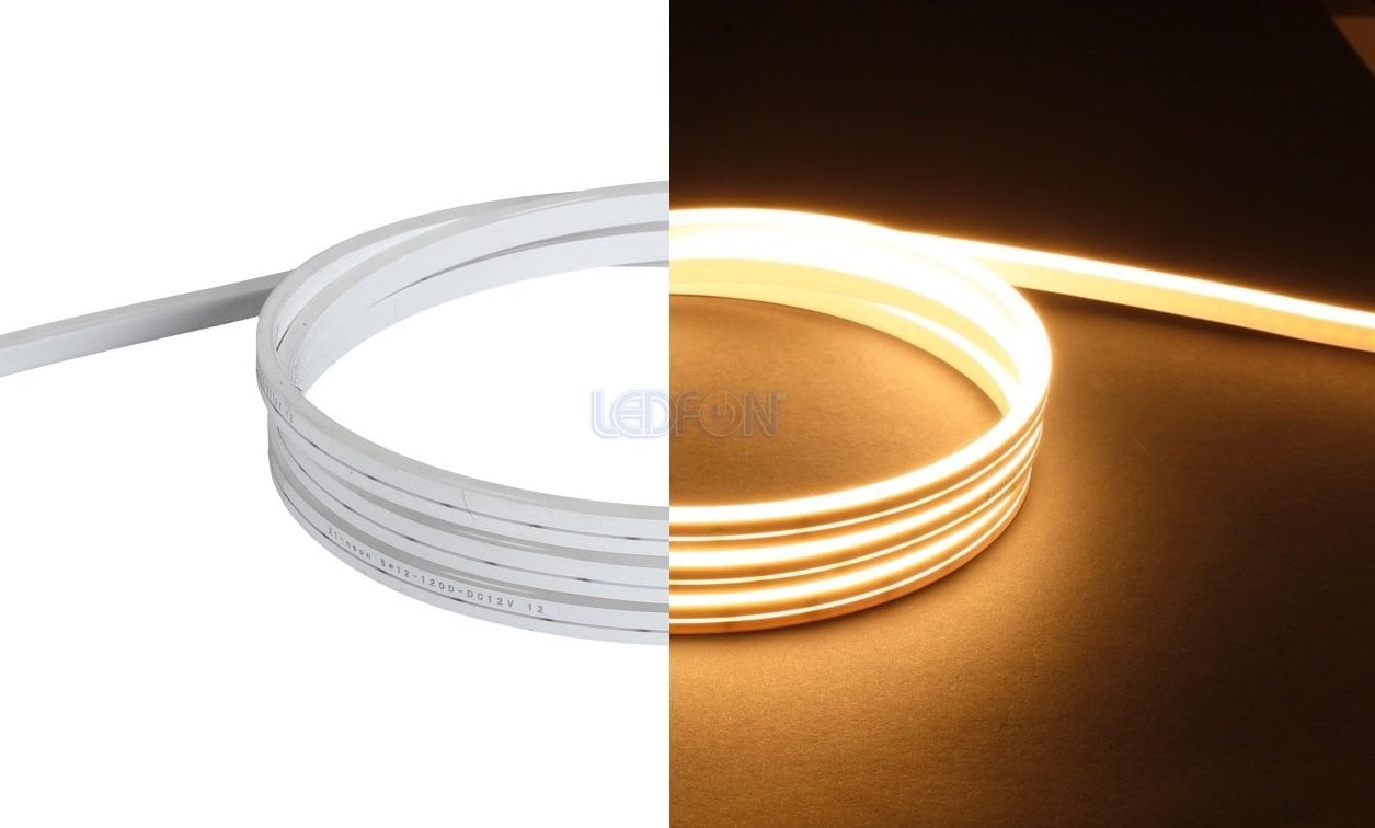12V 6x12mm 8W IP67 Silikon 3000K Günışığı Neon Led