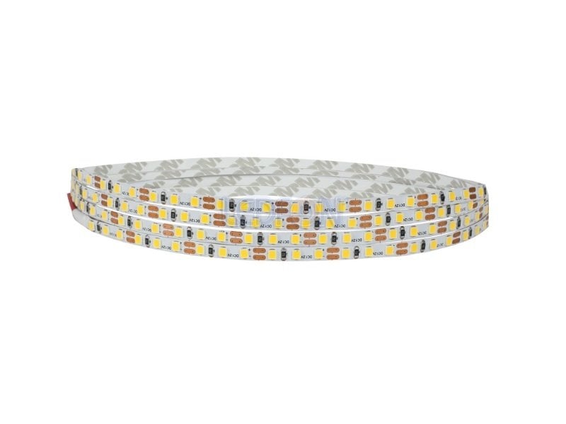 12V 9.6W 5mm 120 Led Silikonsuz 3000K Günışığı Şerit Led