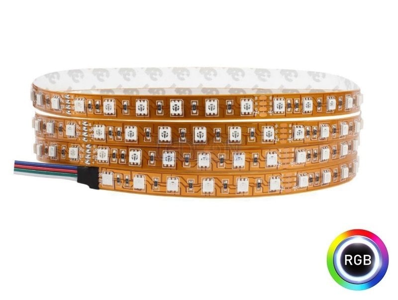 24V 14.4W Bakır PCB IP20 RGB Şerit Led