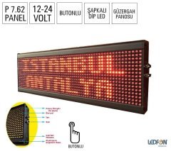 P7.62 Dip Led Güzergah Tabelası Sarı