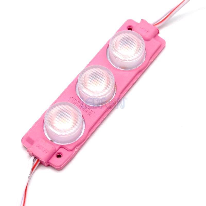 12V Power 3W Pembe Modül Led