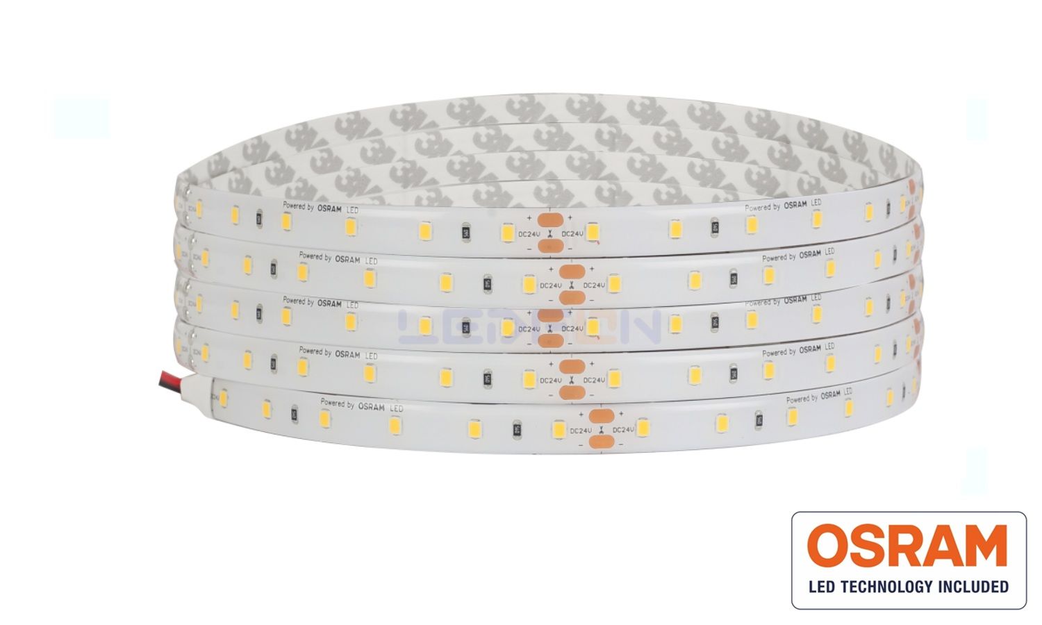Osram 24V 14.4W 60 Led IP62 Silikonlu 3000K Günışığı Şerit Led