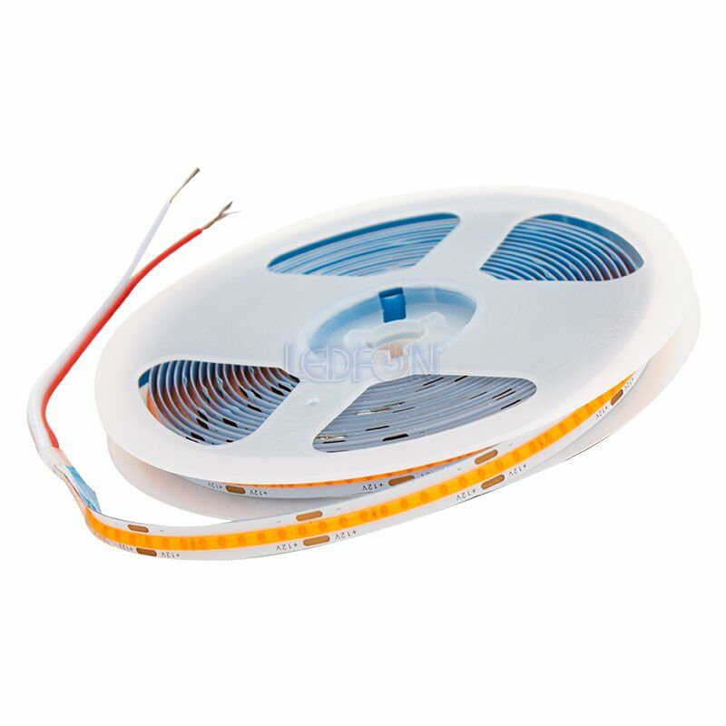 12V 8W 252Led Pembe Cob Şerit Led