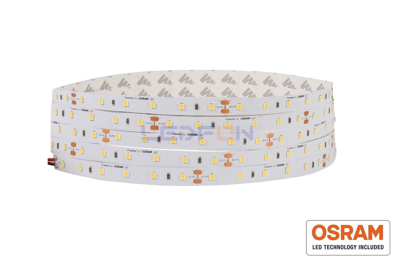 24V 14.4W Osram 60 Led Silikonsuz 3000K Günışığı Şerit Led