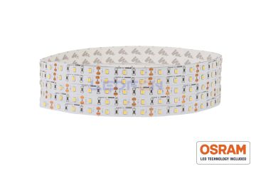 12V 14.4W Osram 60 Led Silikonsuz 3000K Günışığı Şerit Led