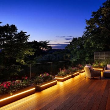 10x10mm 24V 10W IP67 3000K Neon Led