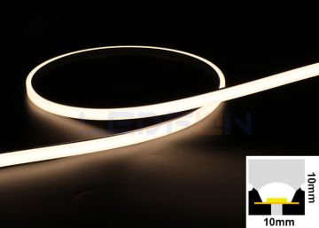 10x10mm 24V 10W IP67 3000K Neon Led