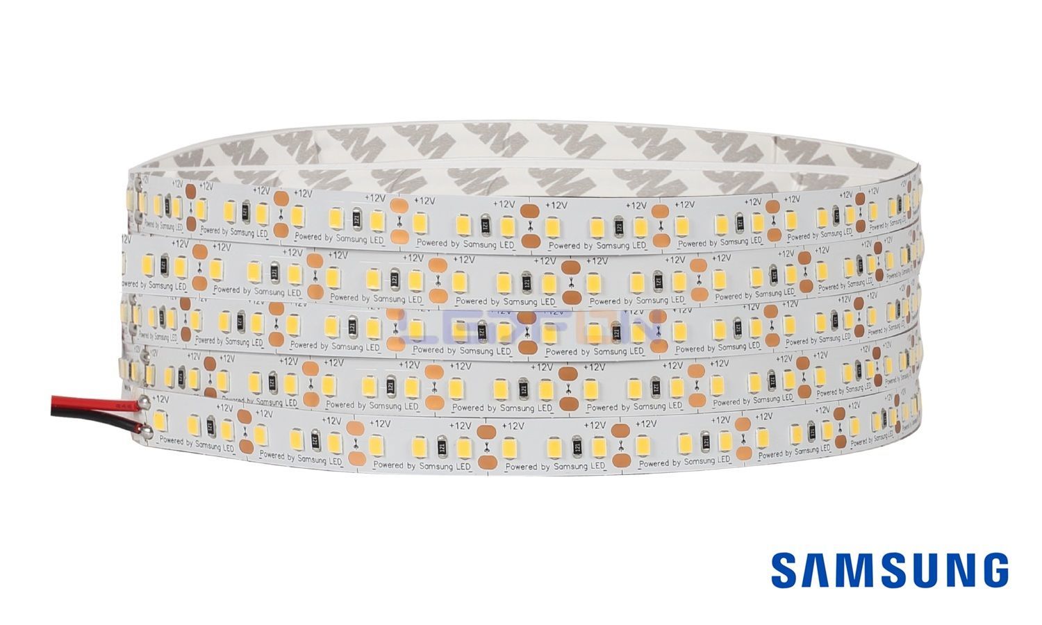 12V 14.4W Samsung 120 Led Silikonsuz 2400K Günışığı Şerit Led