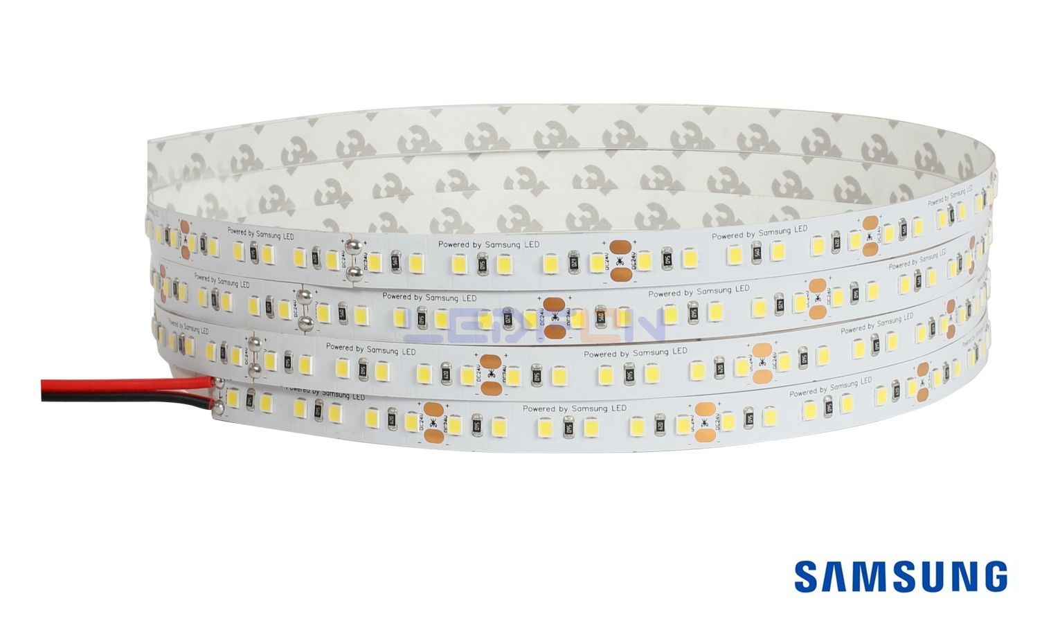 24V 19.2W Samsung 120 Led Silikonsuz 2400K Günışığı Şerit Led