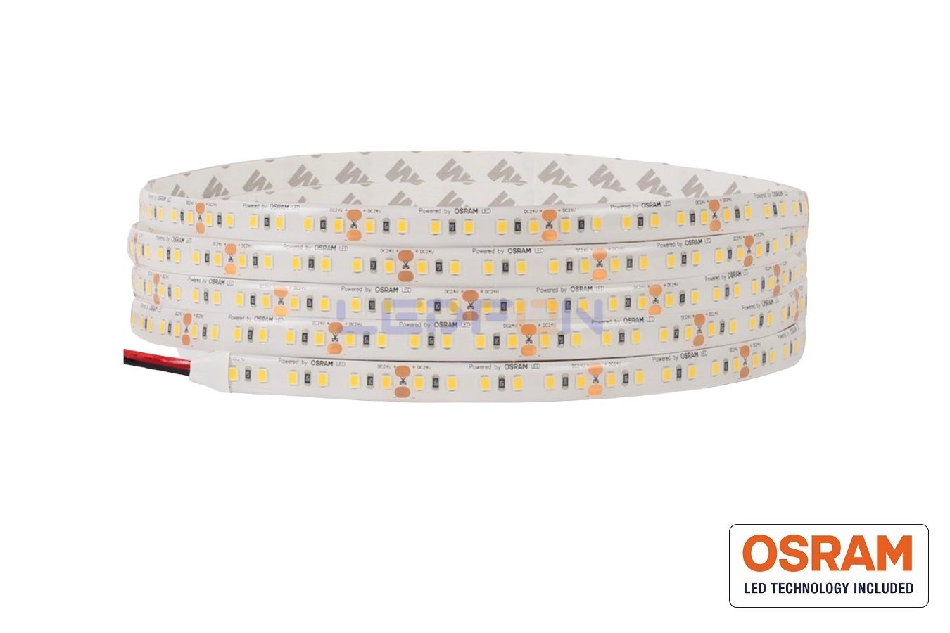 24V 19.2W Osram 120 Led Silikonlu 4000K Naturel Şerit Led