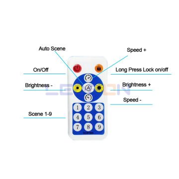 SP602E SPI Led Müzik Kontrol Cihazı - 4 Çıkış - Bluetooth APP Kontrolü