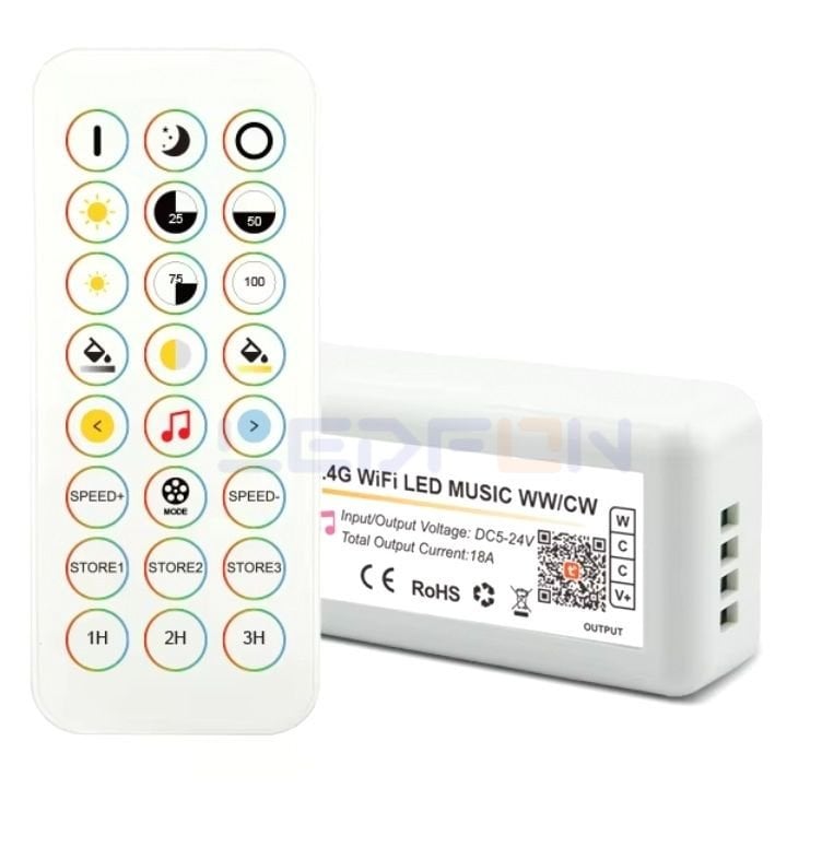 Wifi Kumanda Tunable White Led Kontrol Cihazı 18A