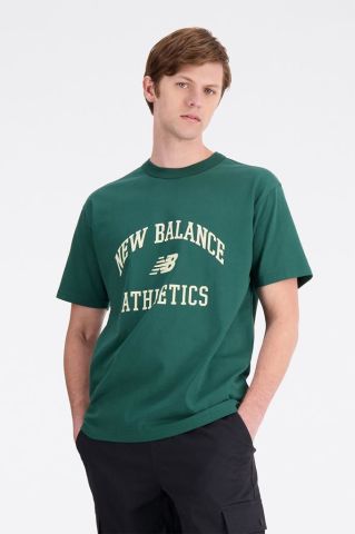 New Balance Lifestyle MNT1402-GRN Yeşil Erkek T-Shirt