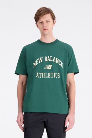 New Balance Lifestyle MNT1402-GRN Yeşil Erkek T-Shirt