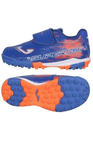 Joma Supercopa JR 2305 Royal Coral SCJS2305TFV Lacivert/Mercan Çocuk Halı Saha Ayakkabısı