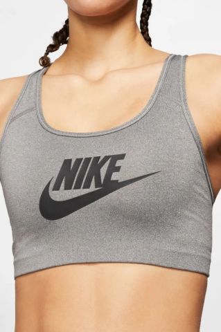 Nike Swoosh Futura Bra 899370-091Kadın Beyaz Sporcu Sütyeni