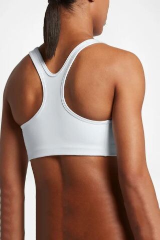 Nike Swoosh Futura Bra 899370-100 Kadın Beyaz Sporcu Sütyeni