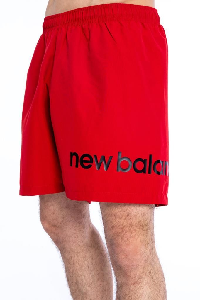 New Balance Lifestyle MNS1324-RED Kırmızı Erkek Deniz Şortu