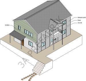 155m2 Dubleks Lüks Prefabrik Ev