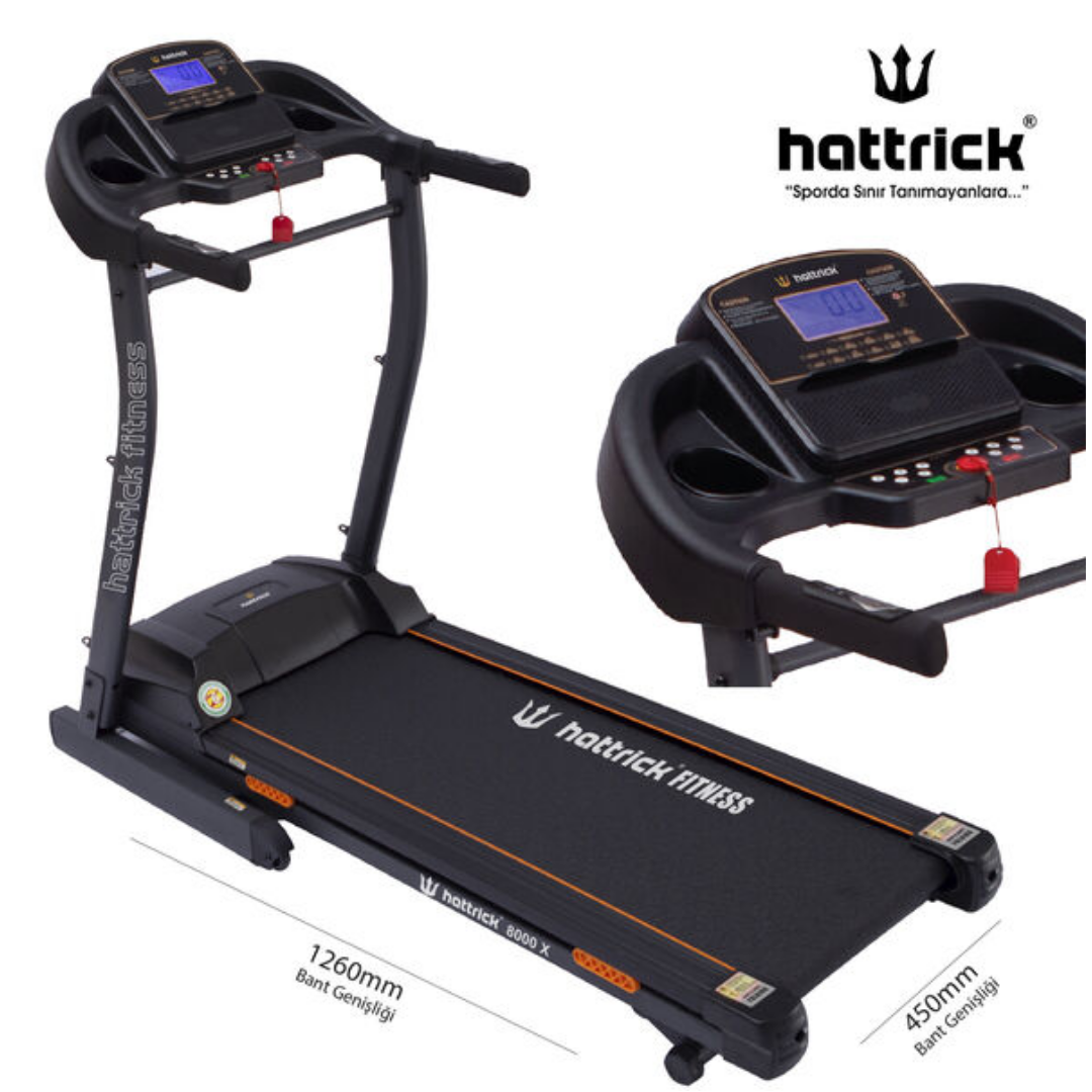 Hattrick 8000 X OTM Eğim 3 Koşu Bandı