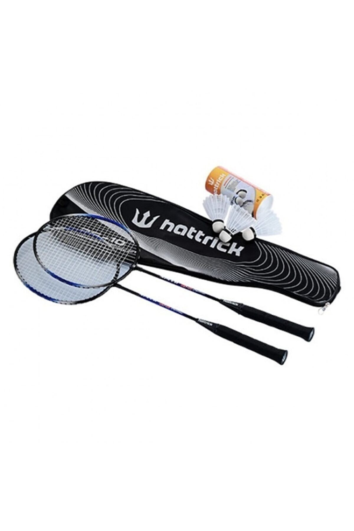 Hattrick BS-10 PRO Badminton 2 Raket 3 Top Set