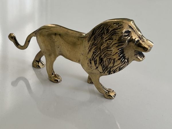 ASLAN Döküm Metal Biblo Ağır gramaj 1kg ortalama