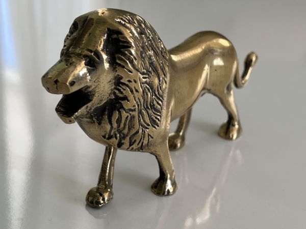 ASLAN Döküm Metal Biblo Ağır gramaj 1kg ortalama