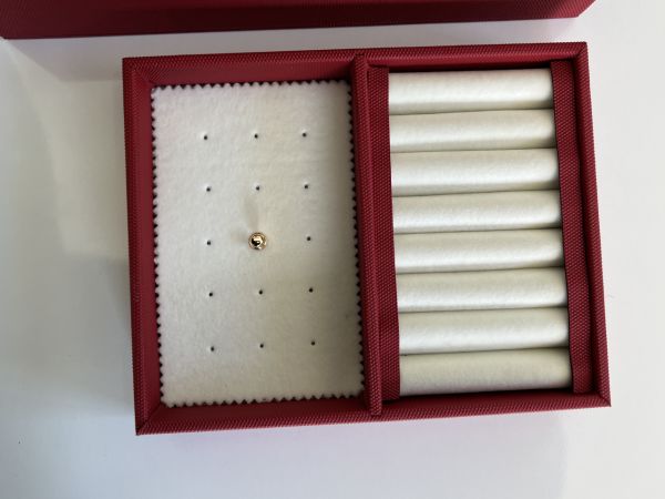Bordo Luxury El Sanatı V.I.P Mücevharat Takı Kutusu 20x30cm İsminize Özel
