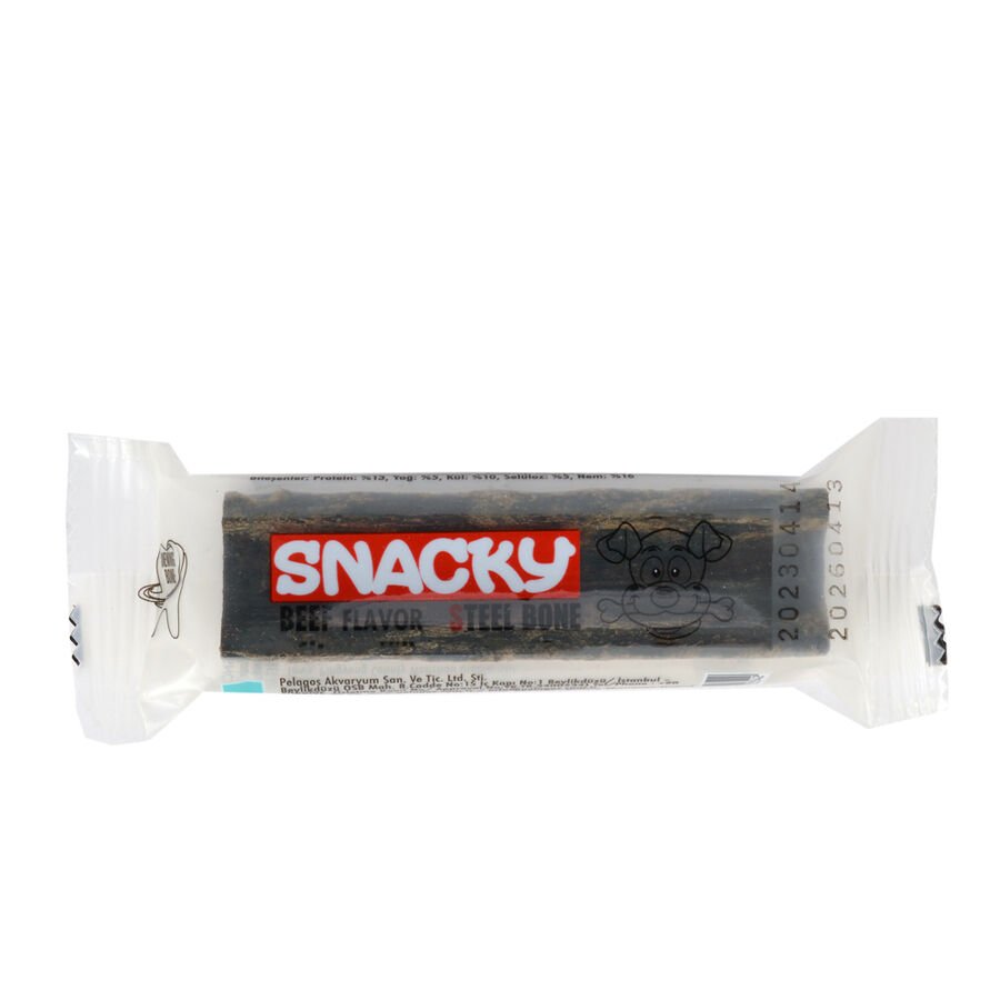 Snacky Steel Bone Small Biftekli Köpek Ödülü 46 Gr