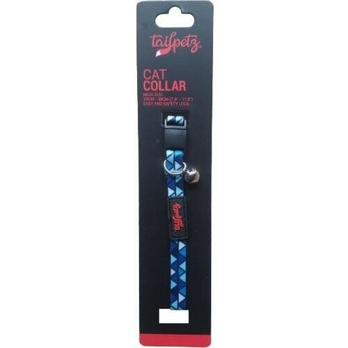 Tailpetz Cat Color Easy & Safety Lock Mosaic Ayarlanır Kedi Boyun Tasması