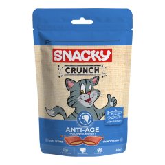 Snacky Crunch Anti Age Somonlu Kedi Ödül Maması 60gr
