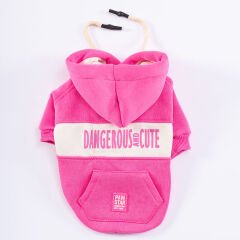 Pawstar Cute Hoodie Pembe Kapşonlu Köpek Sweati XL 23706