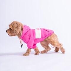 Pawstar Cute Hoodie Pembe Kapşonlu Köpek Sweati M 23706