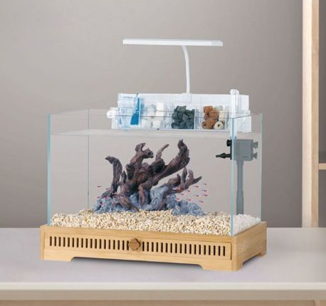 JENECA AKVARYUM SETİ DEKORLU TG-50 42,3*25,2*30,5 CM 22L