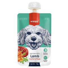 Wanpy Kuzulu Havuçlu Sıvı Köpek Ödül Maması 90 gr