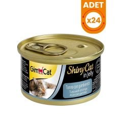 Gimcat Shinycat Tuna Balıklı Karidesli Konserve Mama 70 Gr x 24 Adet