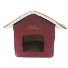 Lepus kedi ve köpek shack house yatak kırmızı 51330