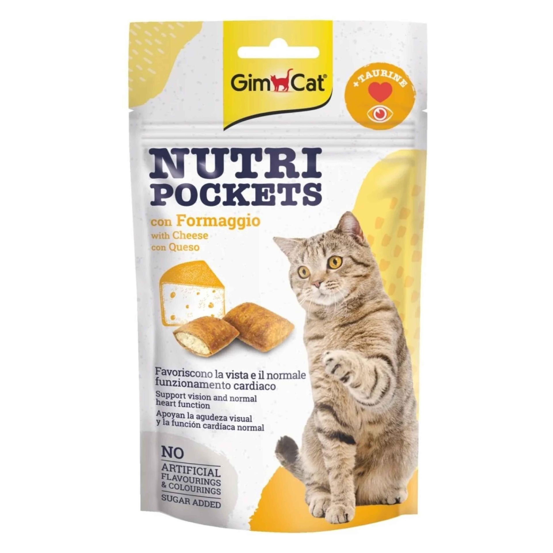 Gimcat Nutripockets Peynirli Taurinli Kedi Ödülü 60 Gr