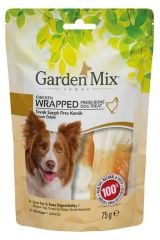 Garden mix köpek ödülü tavuk sargılı pres kemik 75gr