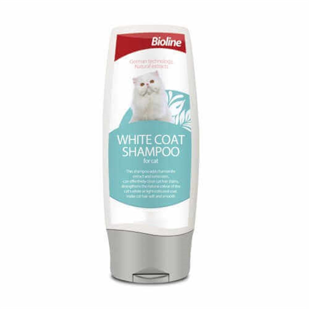 Bioline Beyaz Tüylü Kedi Şampuanı 200ml