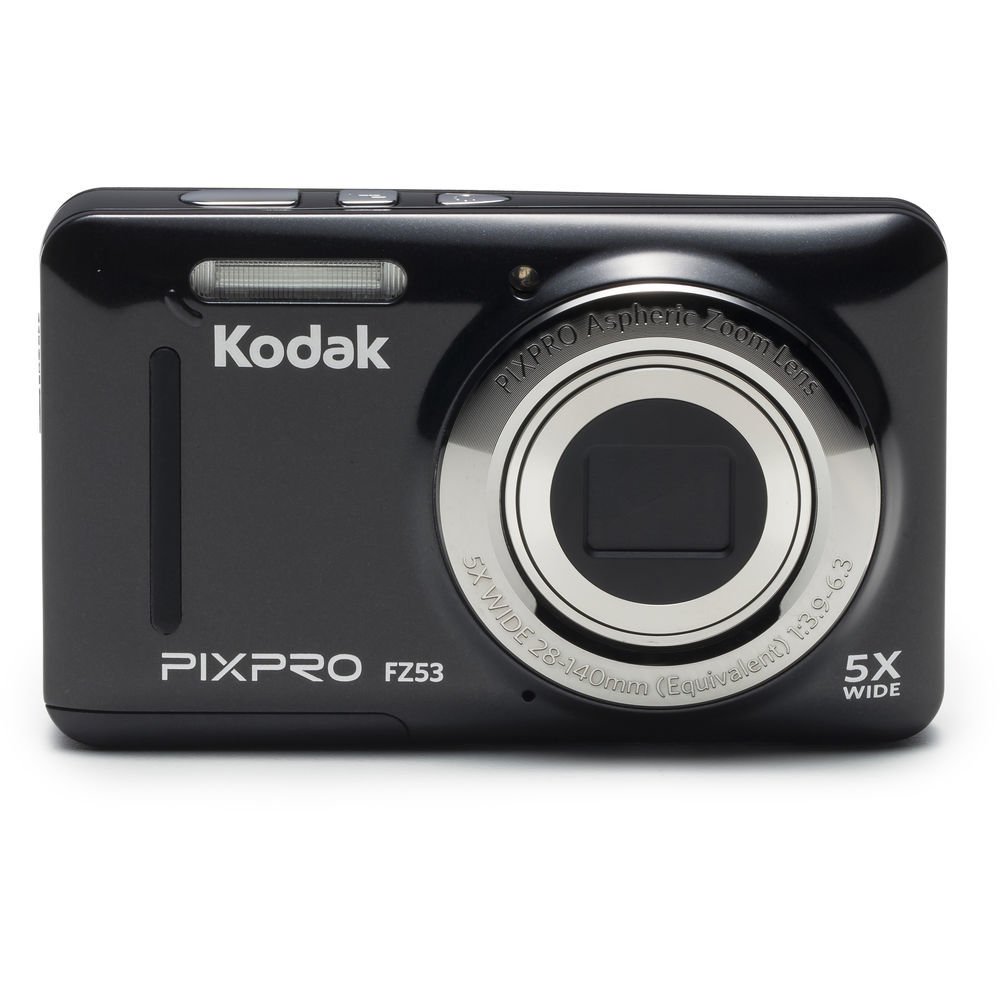 Kodak Friendly Zoom FZ53/5x Yakınlaştırma Dijital Fotoğraf Makinesi-Siyah