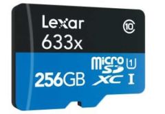 Lexar 256GB 633x MicroSDHC Hafıza Kartı